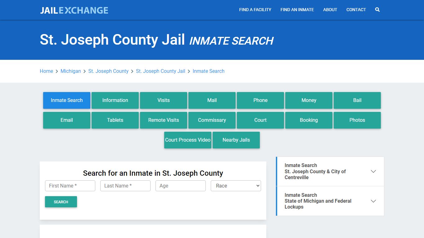 St. Joseph County Jail, MI Inmate Search: Roster & Mugshots - Jail Exchange